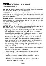 Preview for 3 page of VESTEL Westline CW235WH Instruction Booklet