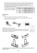 Preview for 8 page of VESTEL Westline CW235WH Instruction Booklet