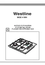 VESTEL Westline WGE 4 WH Operating And Installation Instructions предпросмотр