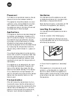 Preview for 6 page of Vestfrost AKG 317 Instructions For Use Manual