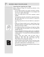 Предварительный просмотр 8 страницы Vestfrost CI 3664-0 M NF RF User Manual