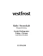 Предварительный просмотр 1 страницы Vestfrost CI 376-2 M Instruction Booklet