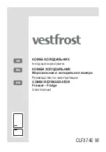 Предварительный просмотр 1 страницы Vestfrost CLF374E W User Manual