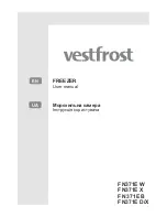 Vestfrost FN 371E B User Manual preview