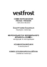 Vestfrost GN312V Instruction Booklet preview