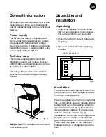 Preview for 5 page of Vestfrost MF114 Instructions For Use Manual