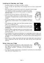 Preview for 6 page of Vestfrost SDV349V User Manual