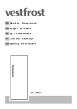 Vestfrost VC 10146 User Manual предпросмотр