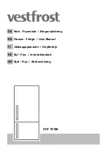 Preview for 1 page of Vestfrost VCF 10186 User Manual