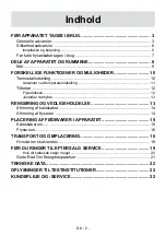 Preview for 3 page of Vestfrost VCF 10186 User Manual