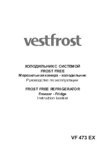 Preview for 1 page of Vestfrost VF 473 EX Instruction Booklet