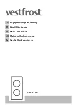 Preview for 1 page of Vestfrost VIH 1030 P User Manual
