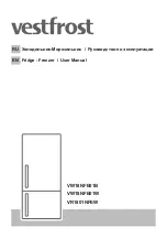 Vestfrost VR1801NFEW User Manual preview