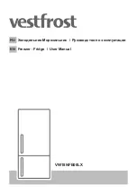 Vestfrost VW18NFE00LX User Manual предпросмотр