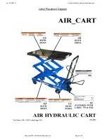 Предварительный просмотр 8 страницы Vestil AIR-800-D Instruction Manual