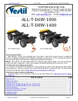 Vestil ALL-T-D6W-1000 Manual предпросмотр