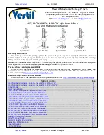 Vestil ALLPW Use And Maintenance Manual preview