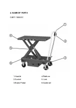 Предварительный просмотр 4 страницы Vestil CART-1000-DC Instruction Manual