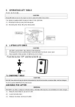 Предварительный просмотр 5 страницы Vestil CART-1000-DC Instruction Manual