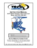 Предварительный просмотр 1 страницы Vestil CART-DS-1000 Instruction Manual