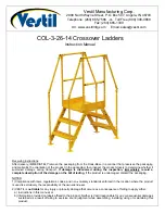 Предварительный просмотр 1 страницы Vestil COL-3-26-14 Instruction Manual