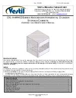 Preview for 1 page of Vestil CYL-H-16-KD Assembly And Maintenance Manual