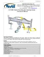 Preview for 1 page of Vestil D-FORK Series Instruction Manual