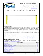 Vestil DCBB Series Quick Start Manual preview