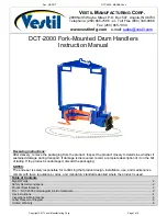 Vestil DCT-2000 Instruction Manual preview