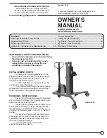 Preview for 1 page of Vestil DRUM-55-FP Owner'S Manual