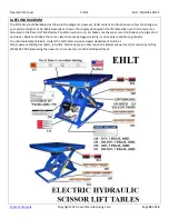 Предварительный просмотр 23 страницы Vestil EHLT Series Instruction Manual