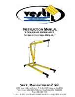 Preview for 1 page of Vestil EHN-60-T Instruction Manual