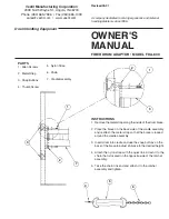 Vestil FDA-800 Owner'S Manual preview