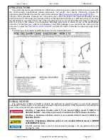 Предварительный просмотр 2 страницы Vestil FHSN Series Instruction Manual