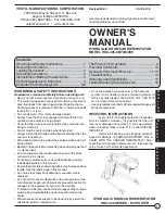 Vestil HDC-305-60 Owner'S Manual preview