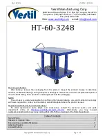 Vestil HT-60-3248 Manual preview