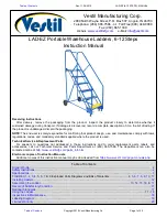 Vestil LAD-10-14-G-EZ Instruction Manual предпросмотр