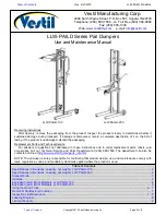 Vestil LLW-PAILD Series Use And Maintenance Manual preview