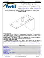 Предварительный просмотр 1 страницы Vestil MINI-SH Instruction Manual