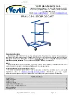 Vestil PRAIL-CT-1 Manual preview