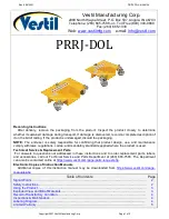 Vestil PRRJ-DOL Quick Start Manual preview