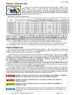 Preview for 2 page of Vestil SLNM Series Operation And Maintenance Manual