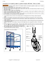 Preview for 12 page of Vestil SP Series Instruction Manual