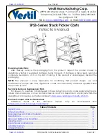 Vestil SPS3 Series Instruction Manual preview