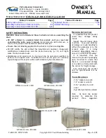 Предварительный просмотр 1 страницы Vestil STOR-912-G-W-1RH Owner'S Manual