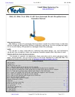 Vestil SWA-50 Instruction Manual preview