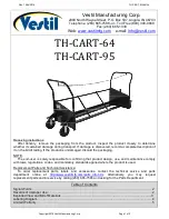 Vestil TH-CART-64 Manual preview