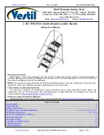 Vestil Tip-N-Roll LAD-TRN-50-2-FDA Instruction Manual preview