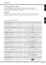 Preview for 3 page of VETEC SPM19 Instruction Manual