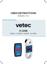 VETEC V-LINK 671201 User Instructions preview